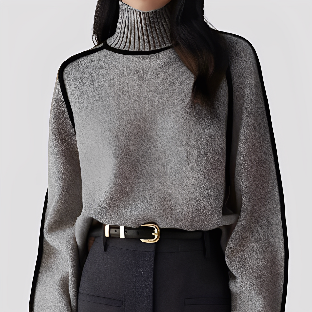 Azalea - Pull avec col roulé, chic et chaud