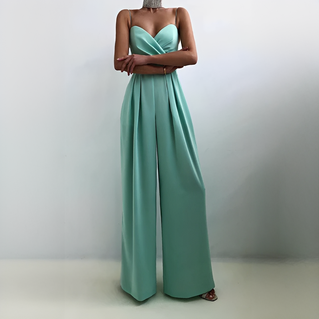Glysha - Combinaison chic à jambes larges pour femme