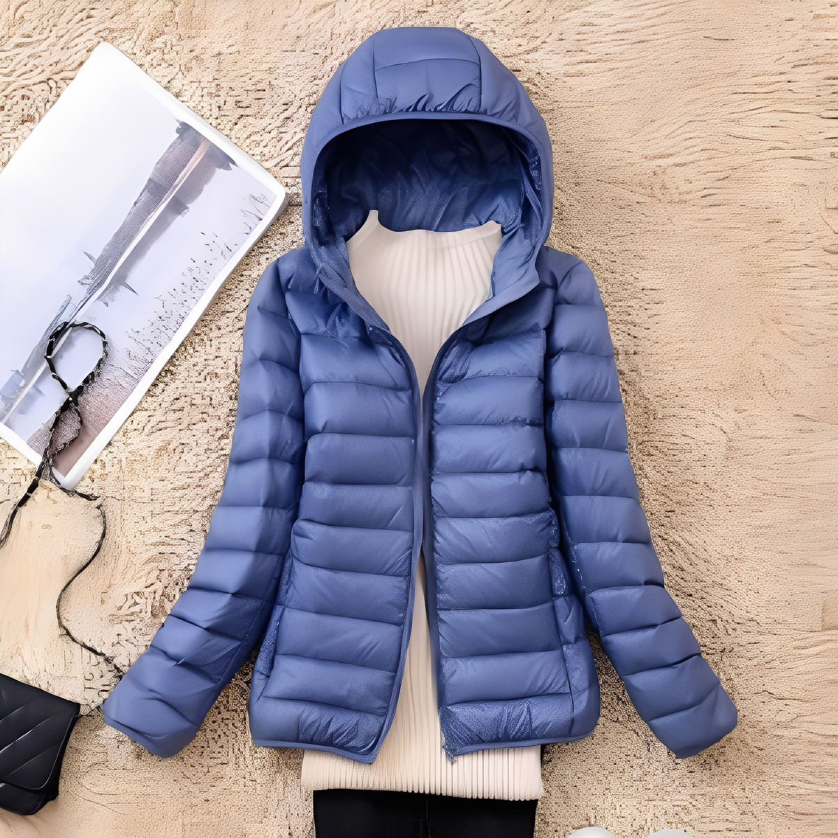 Lyndsay - Veste chic et confortable avec capuche