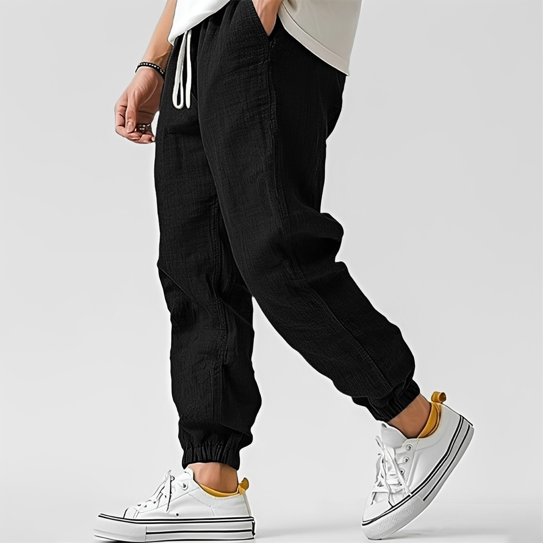 Robin - Un pantalon d'été chic et adaptable pour homme