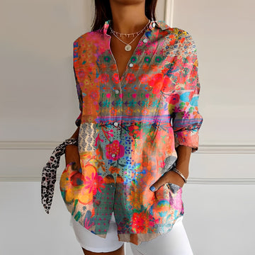 Anna - Blouse élégante avec imprimé