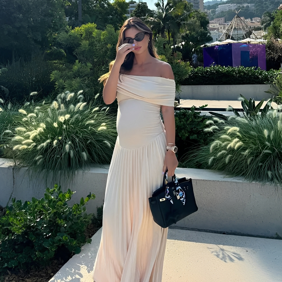 Effie - Robe Maxi Élégante à Bustier