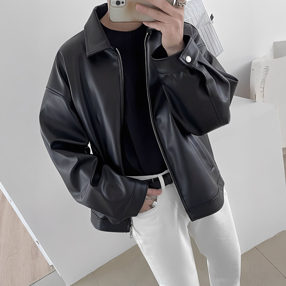 Lohan - Blouson large, solide et intemporel