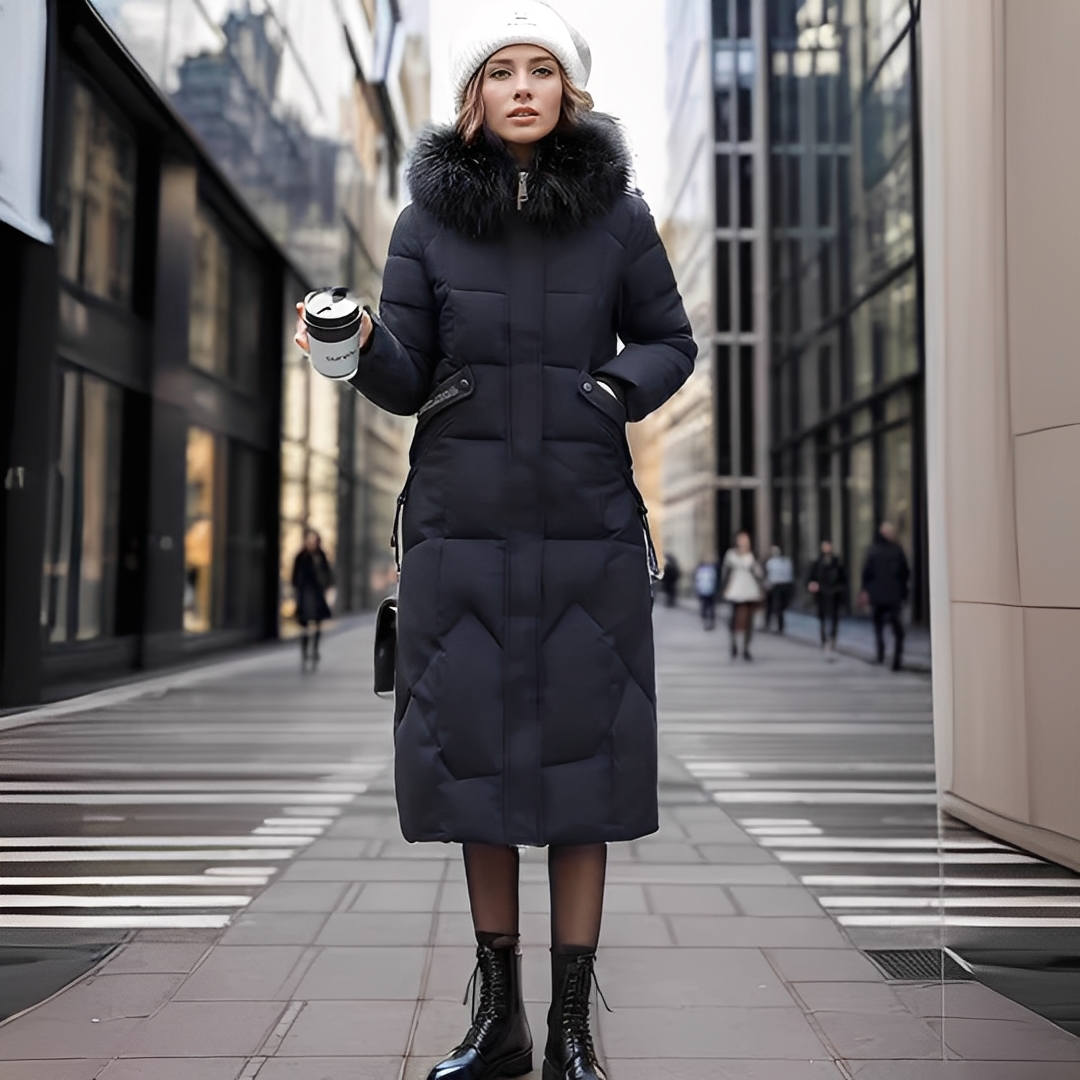 Marcellette - Manteau chic et chaud avec capuche