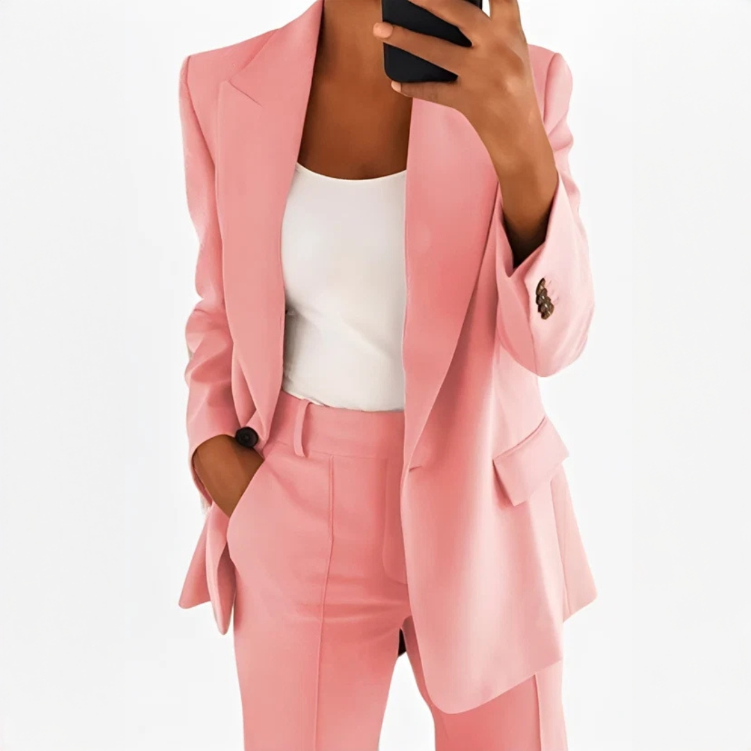 Muriel - Ensemble tailleur-pantalon élégant et raffiné