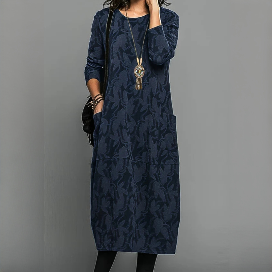 Alisha - Élégante robe à longues manches