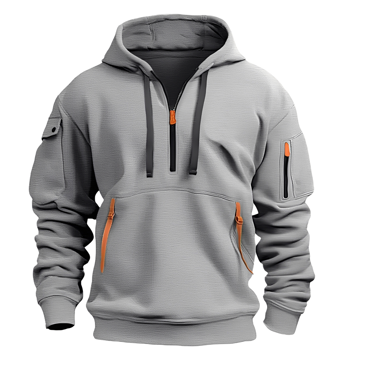 Paxton - Veste à capuche confortable avec demi-zip