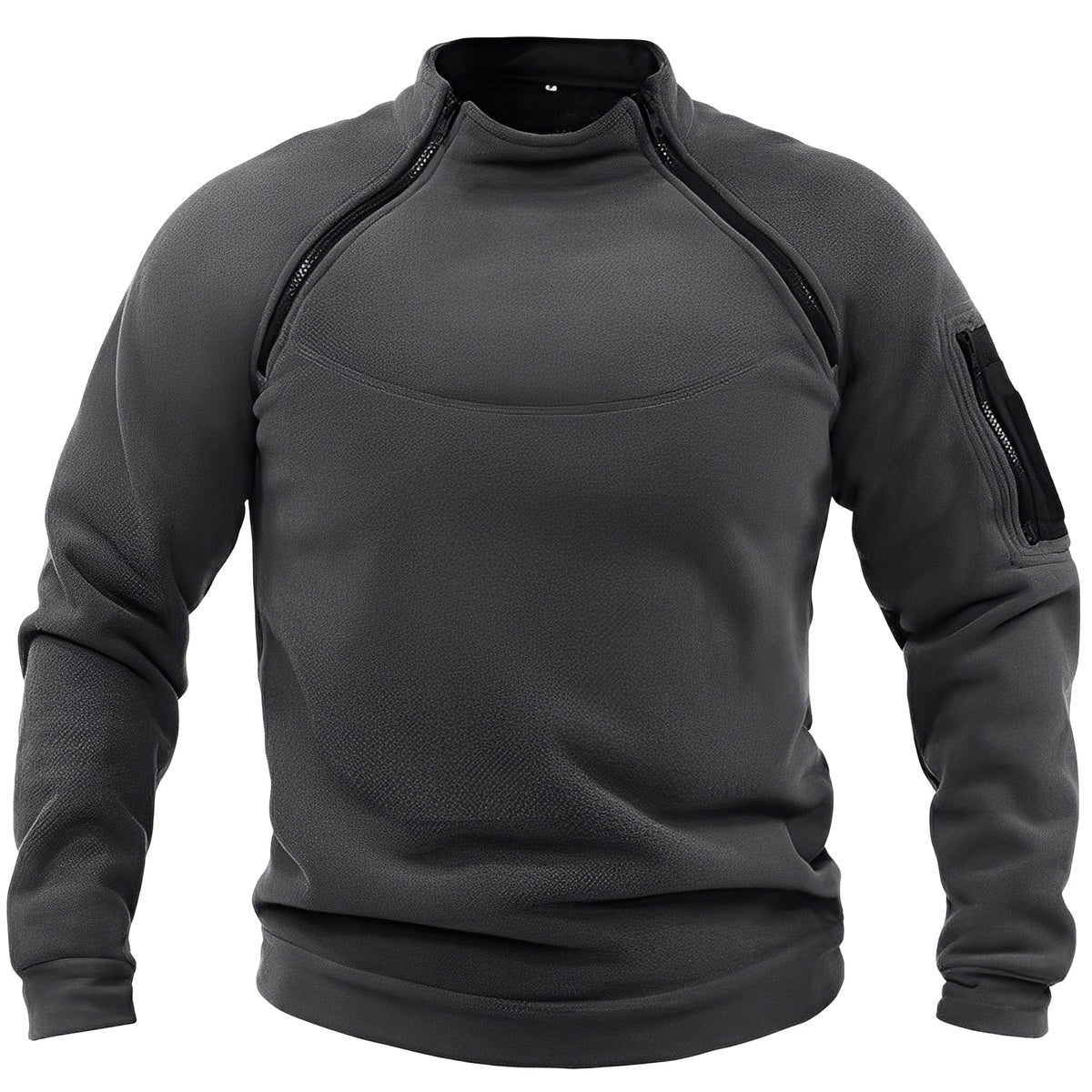 Wilbur - Pull en polaire sport avec fermeture éclair pour hommes