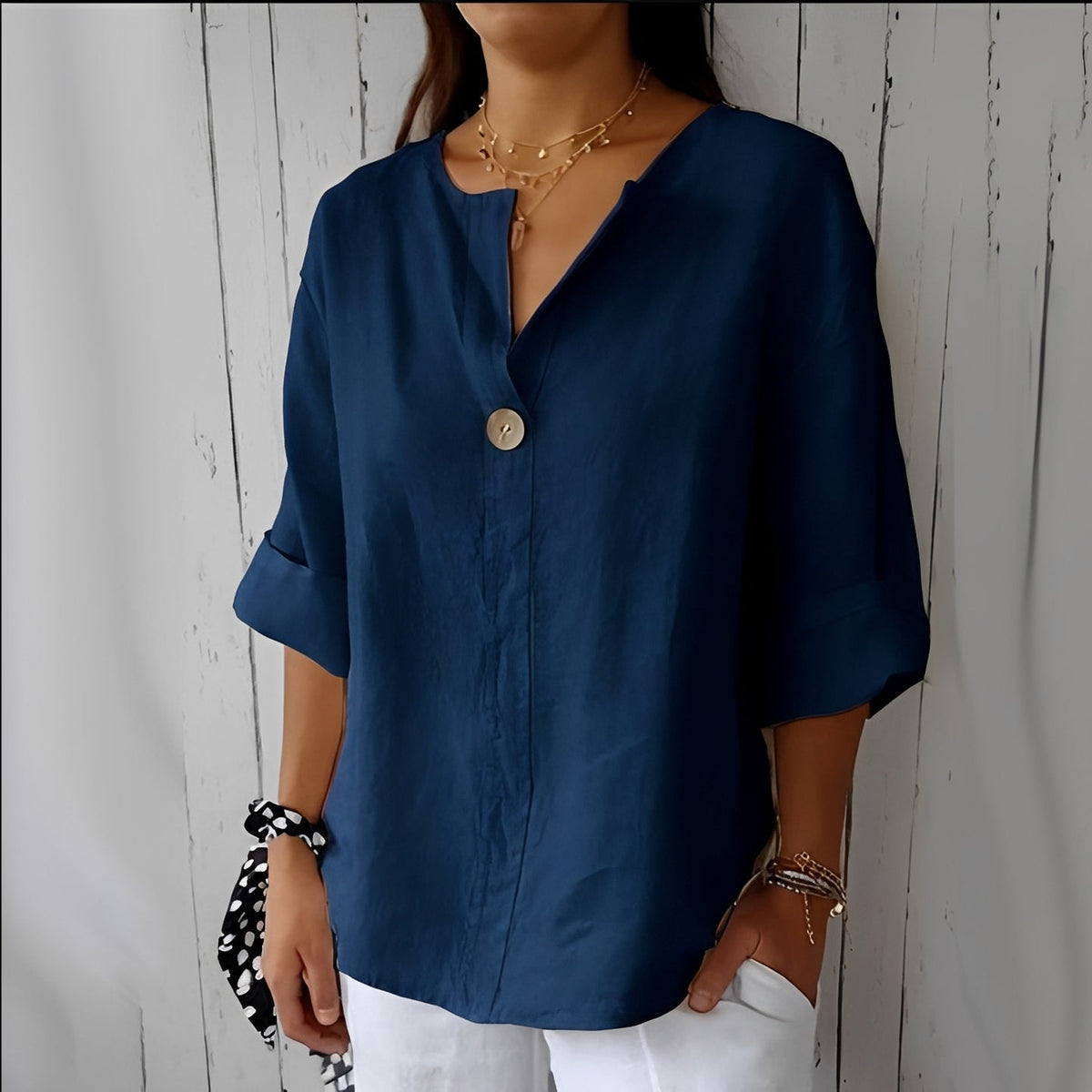 Stephanie - Blouse ample et décontractée pour femmes