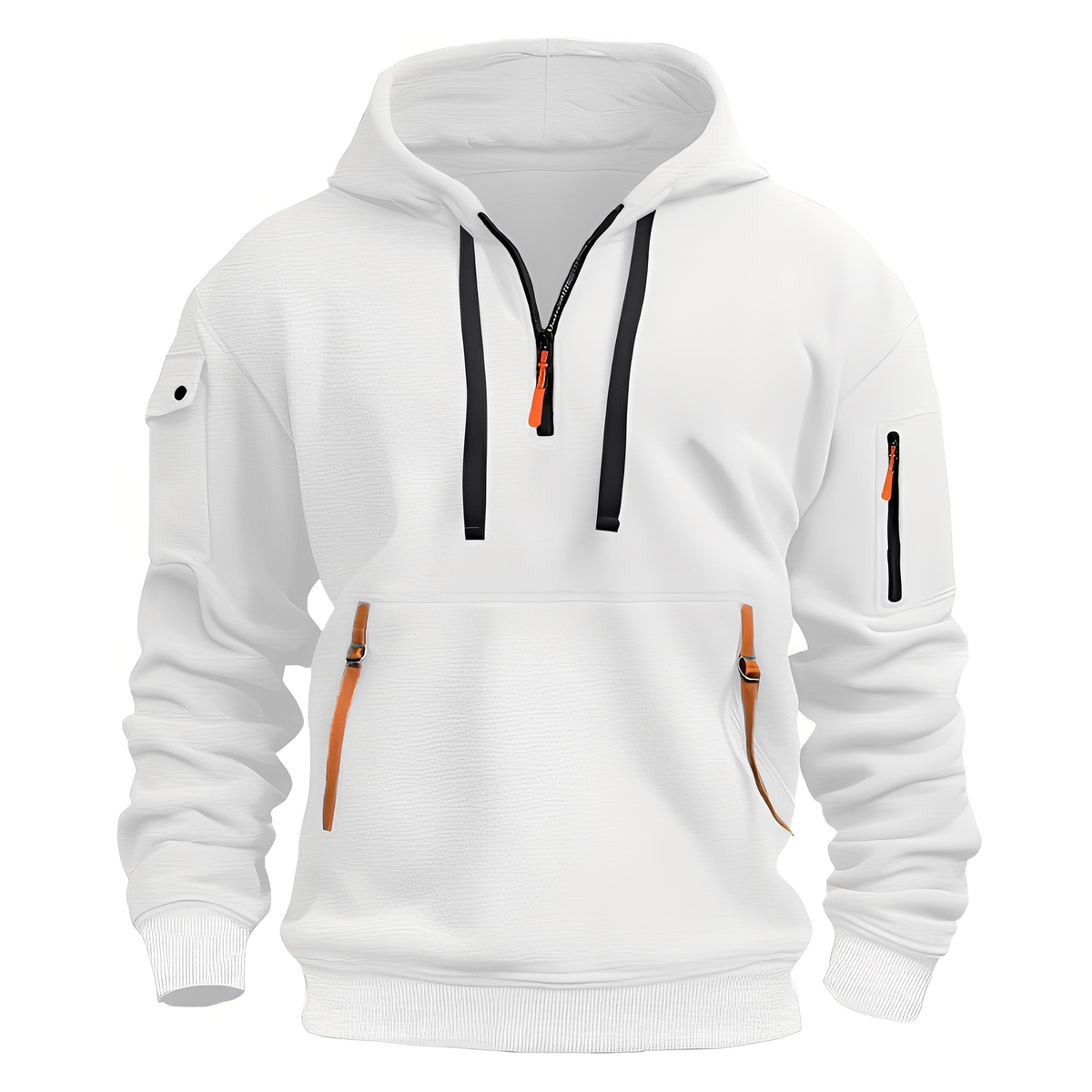 Burton - Hoodie décontracté avec demi-fermeture éclair pour hommes