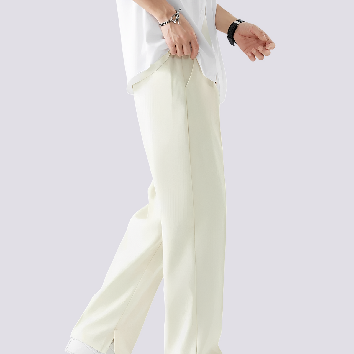 Carlo - Pantalon Droit Ample