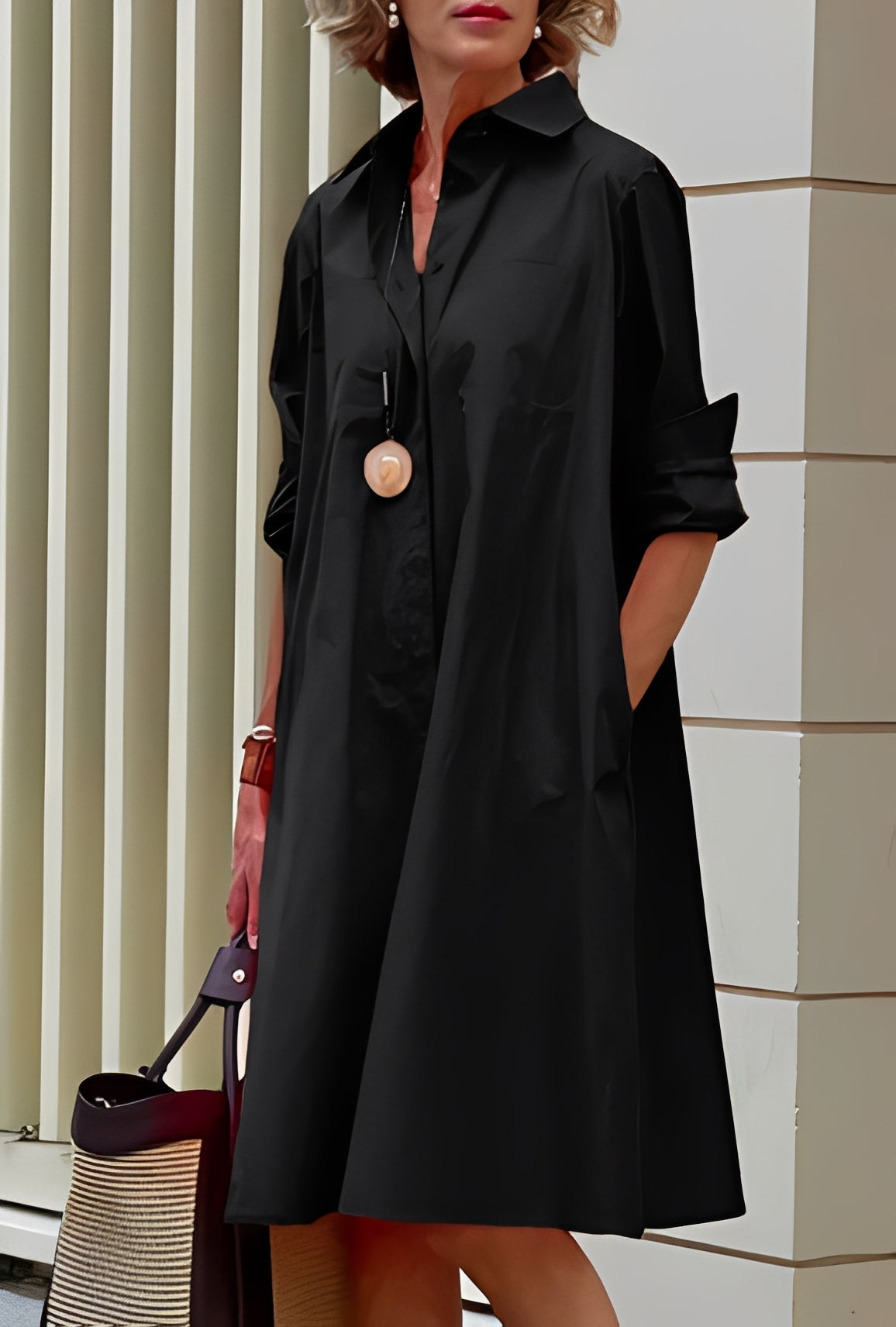 Paige - Robe-chemise décontractée et large pour femmes