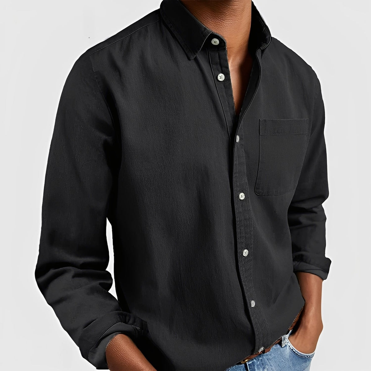 Dillan - Chemise Classique avec Boutons pour Hommes