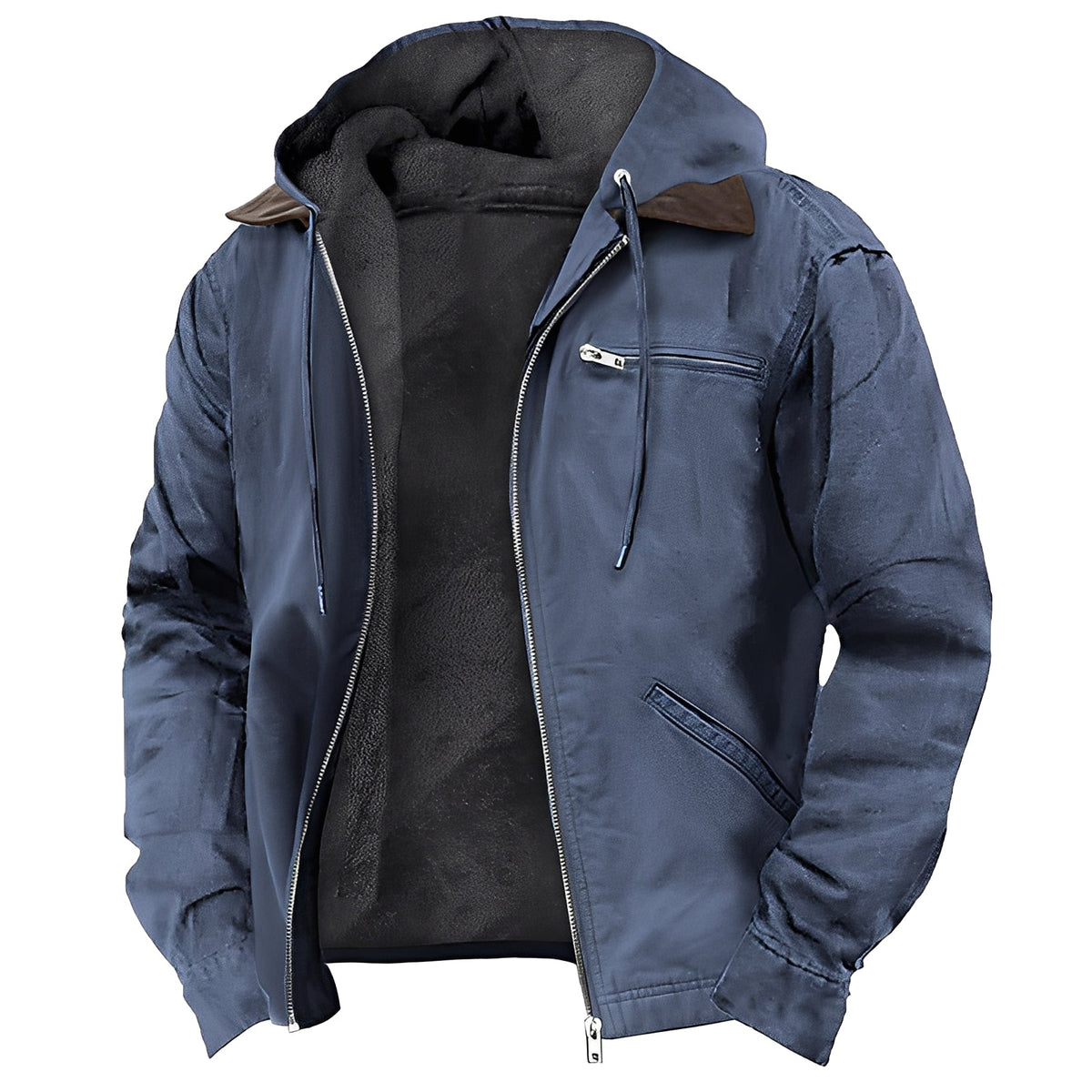 Adrian - Veste chaude d'extérieur avec capuche pour hommes