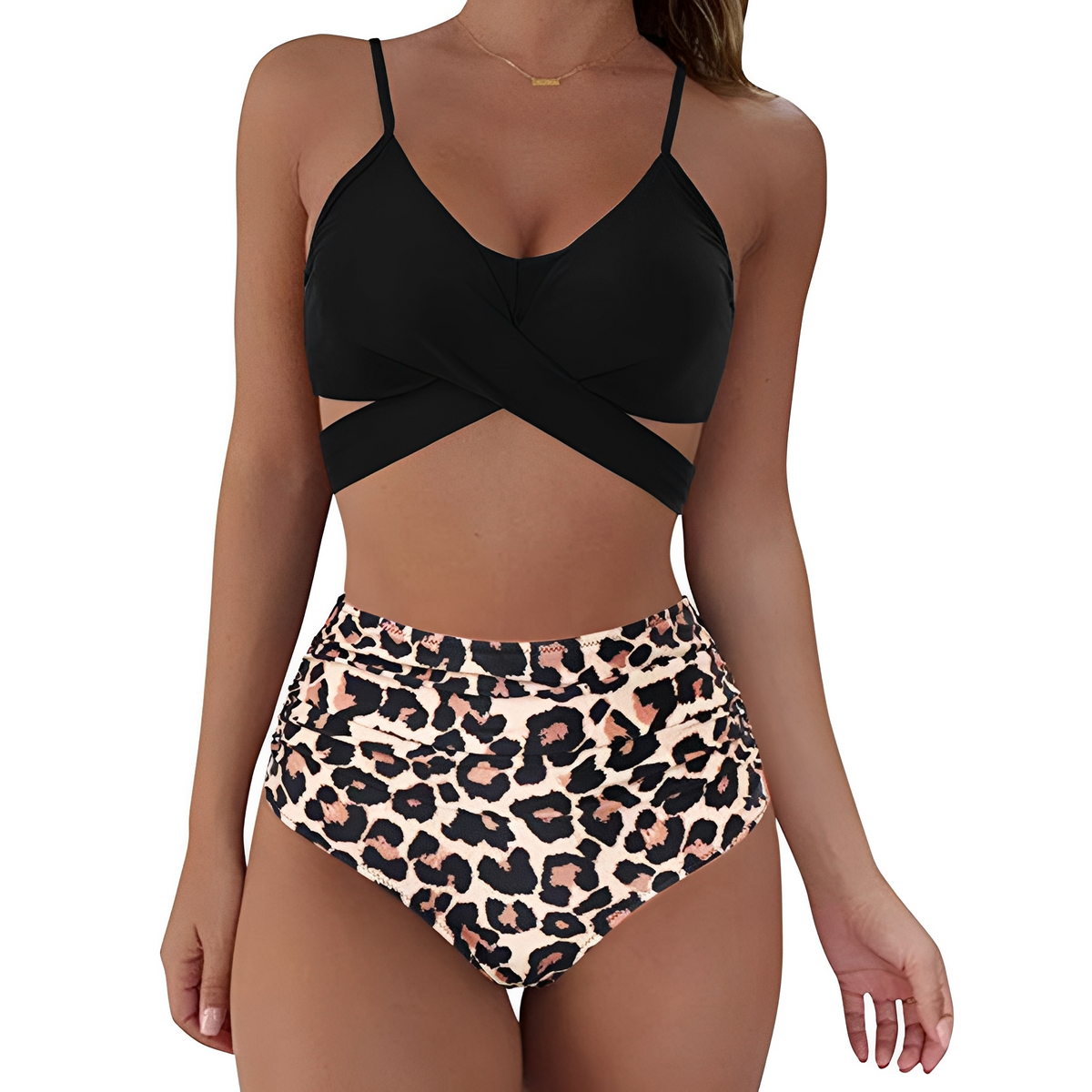 Rosie - Bikini chic à taille haute pour femmes