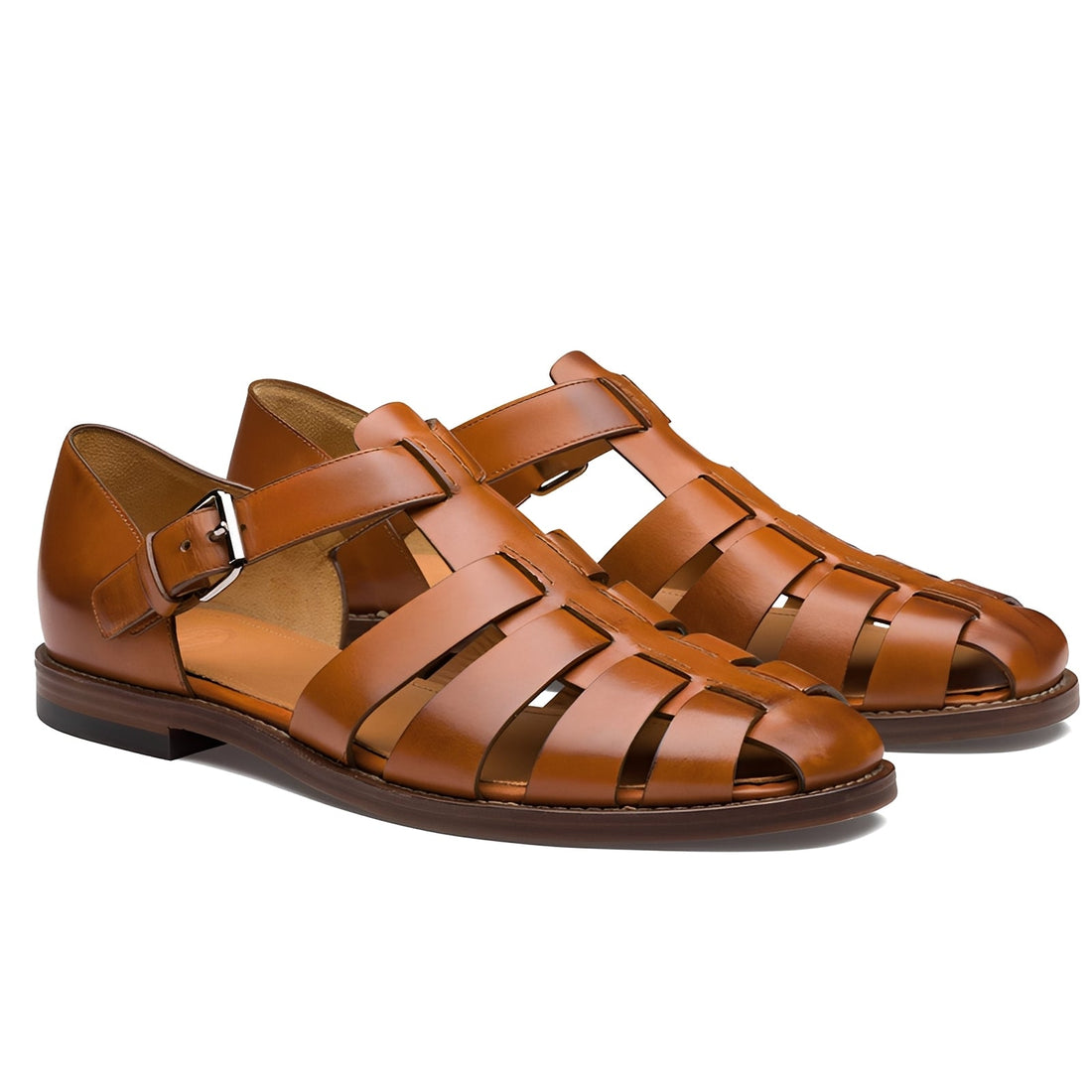 Willard - Sandales raffinées avec boucle cousue pour hommes