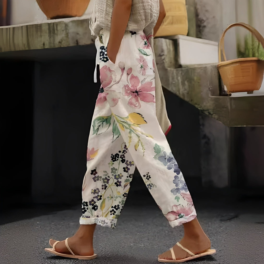 Tansy - Un pantalon d'été chic pour femme