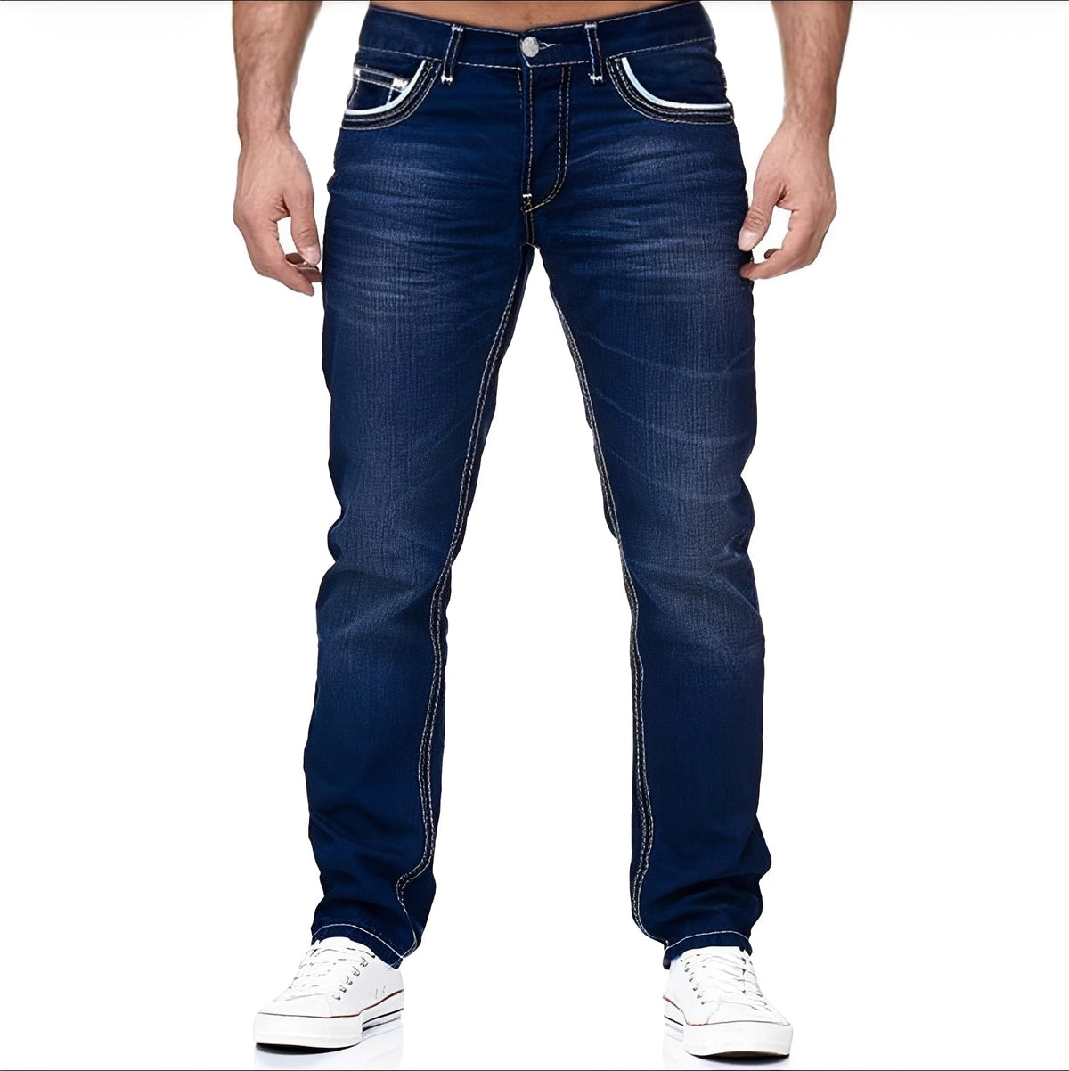 Andy - Jean homme chic avec un effet usé