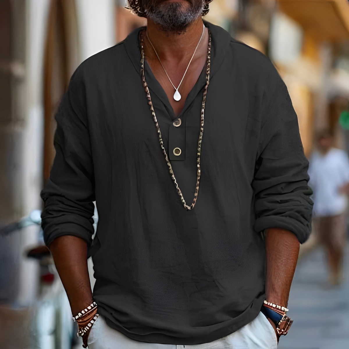 Xavier - Chemise ample d'été pour homme