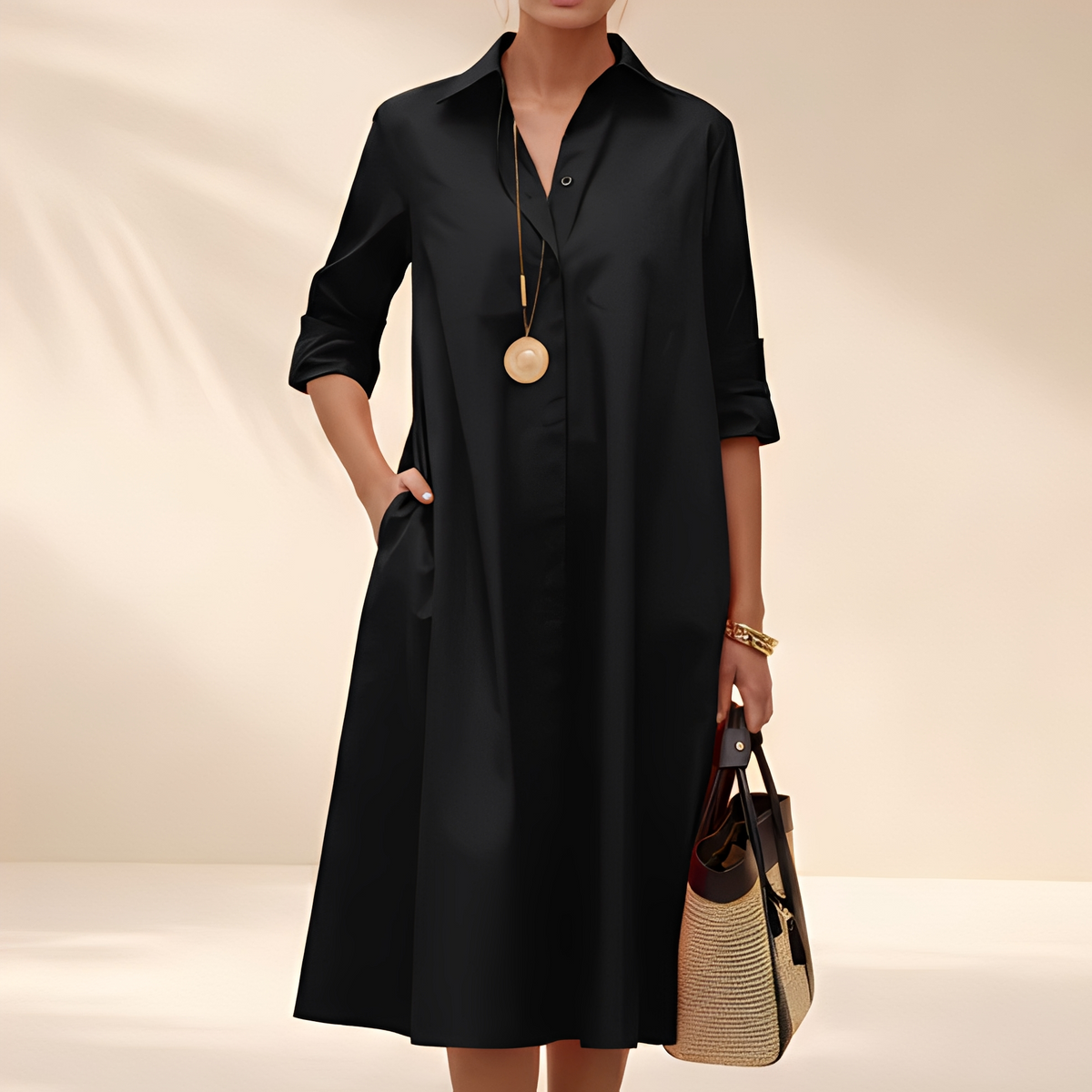 Eljenne - Robe chemise légère pour femme