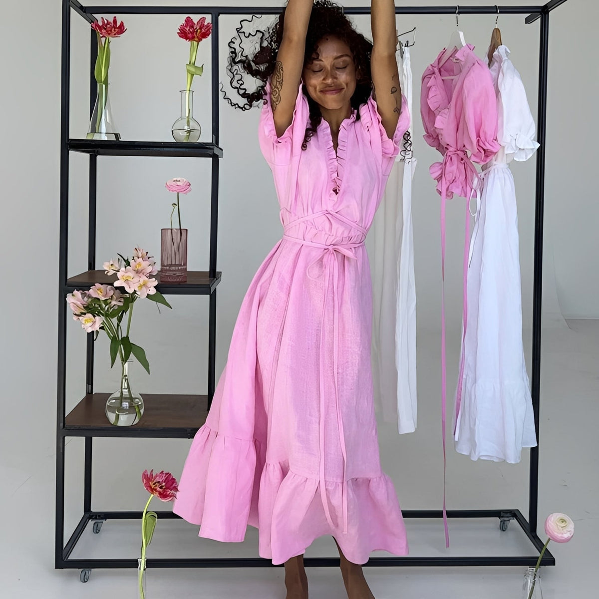 Meayah - Robe d'été élégante et raffinée pour femme
