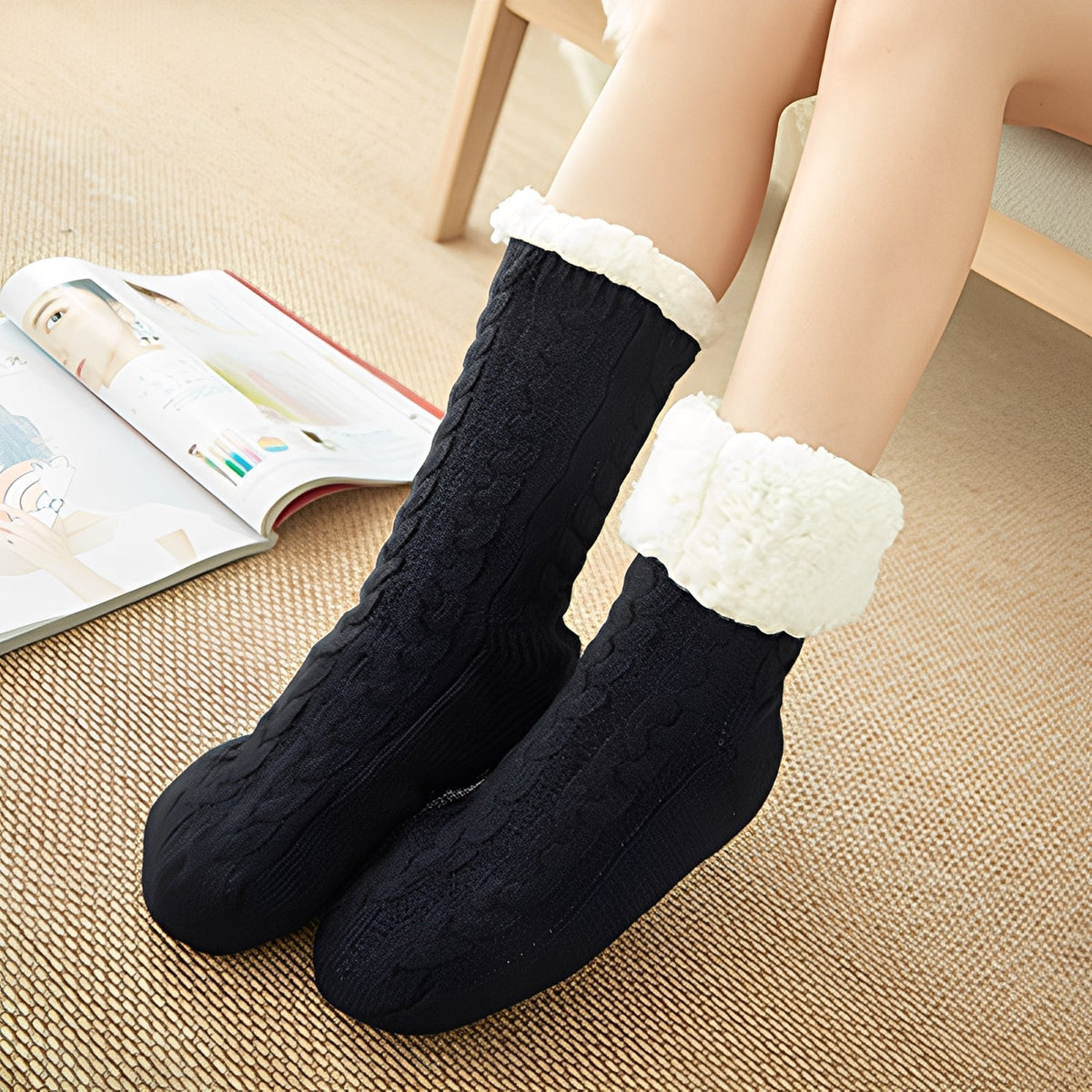 Jessica - Chaussettes d'hiver chaudes pour femmes