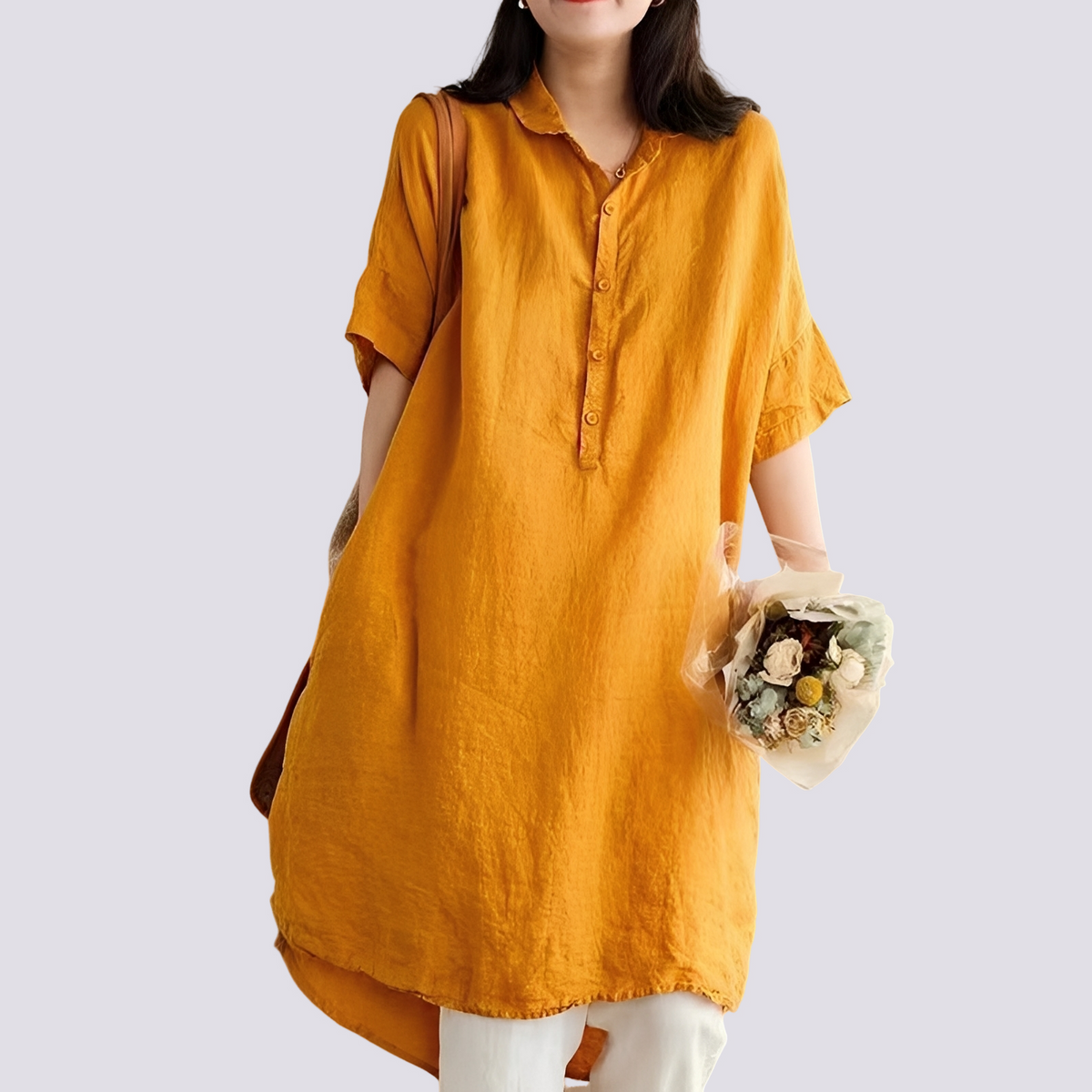 Deborah - Robe-chemise large et décontractée pour femmes