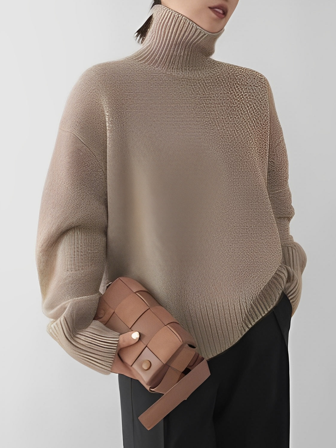 Yvette - Pull col roulé pour femmes