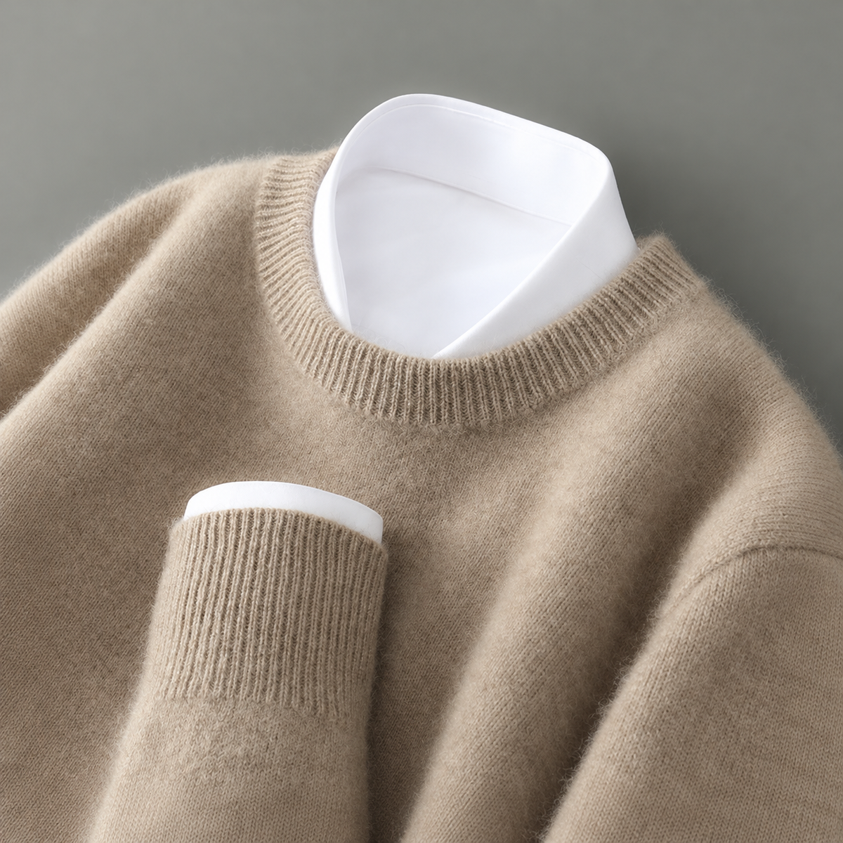 Wayne - Pull vintage ample pour hommes