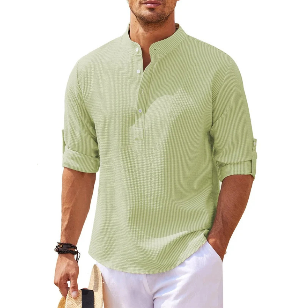 Cormac - Chemise tendance avec demi-patte de boutonnage