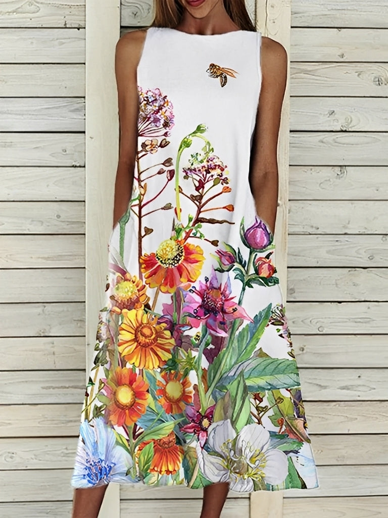 Josephine - Robe raffinée avec motif floral pour femmes