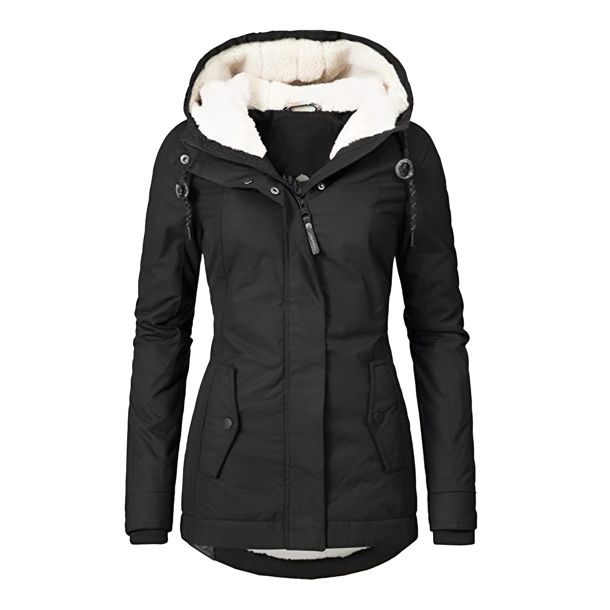 Earleen - Blouson douillet et chaud avec capuche