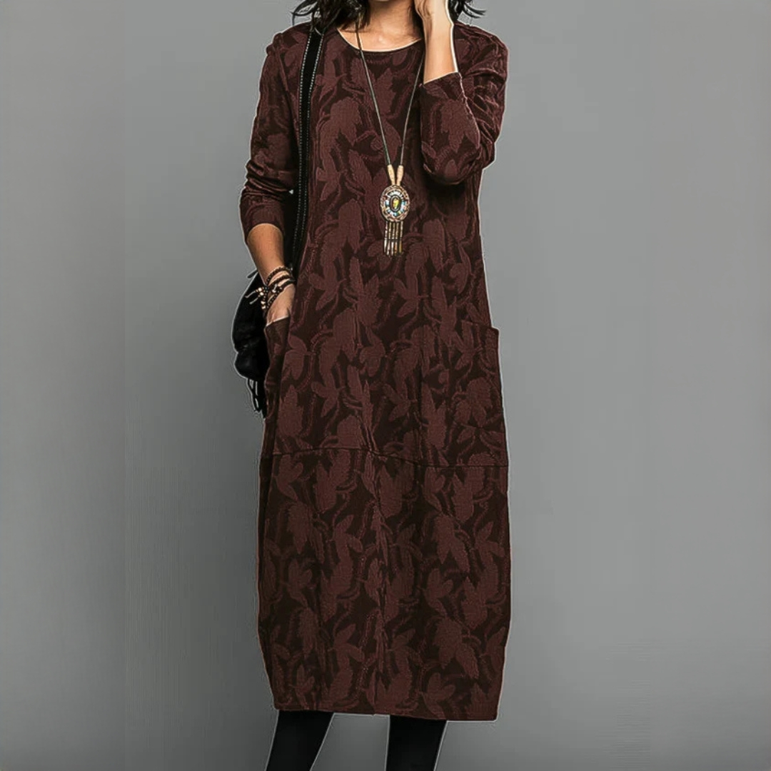 Alisha - Élégante robe à longues manches