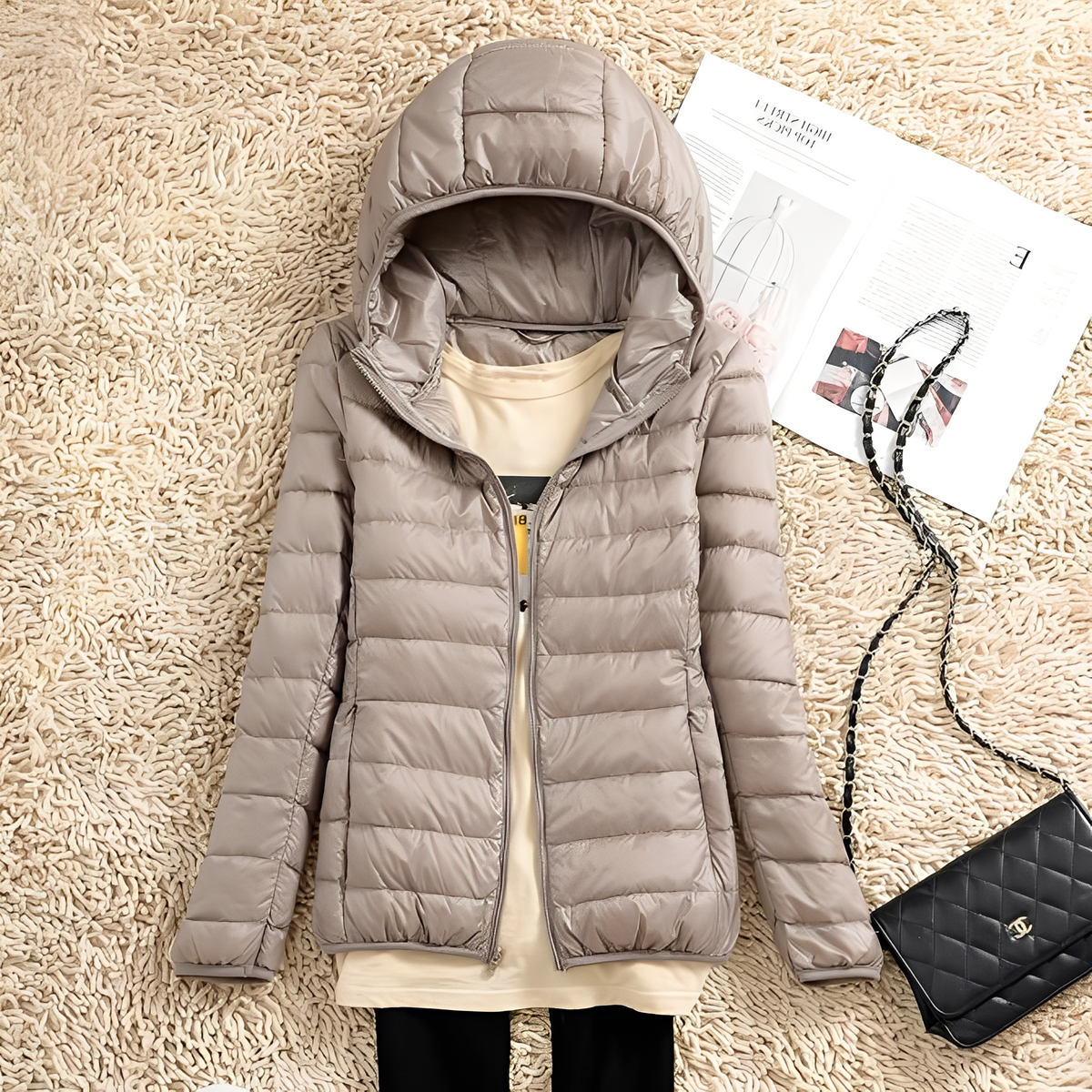 Lyndsay - Veste chic et confortable avec capuche