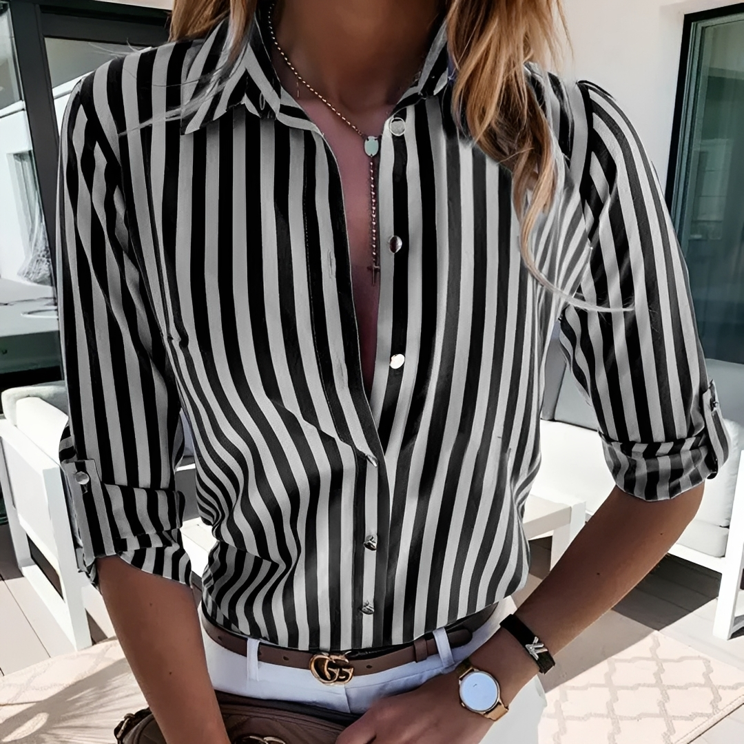 Corena - Chemisier rayé chic pour femme