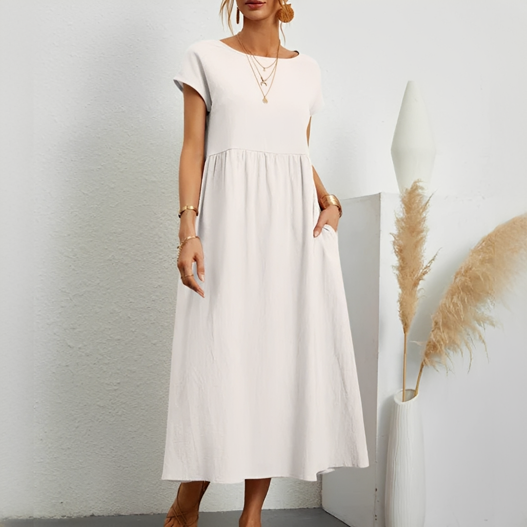 Ginovie - Robe d'été sophistiquée pour femme