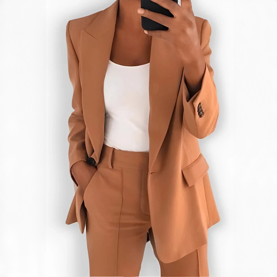 Muriel - Ensemble tailleur-pantalon élégant et raffiné