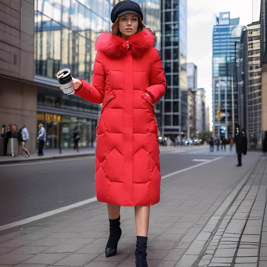 Marcellette - Manteau chic et chaud avec capuche