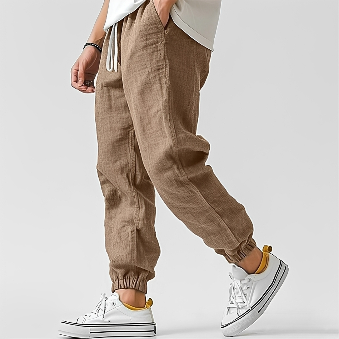 Robin - Un pantalon d'été chic et adaptable pour homme