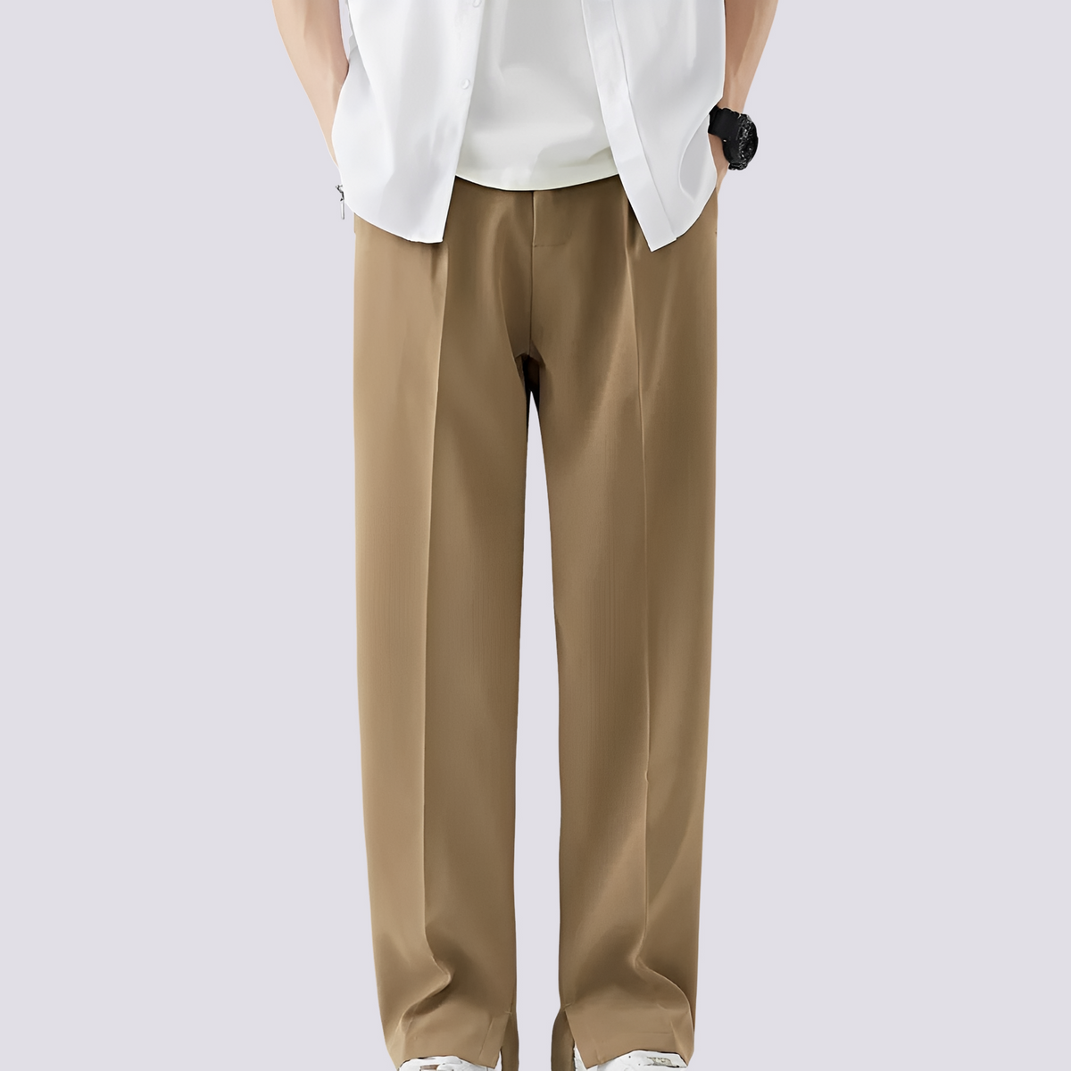 Carlo - Pantalon Droit Ample