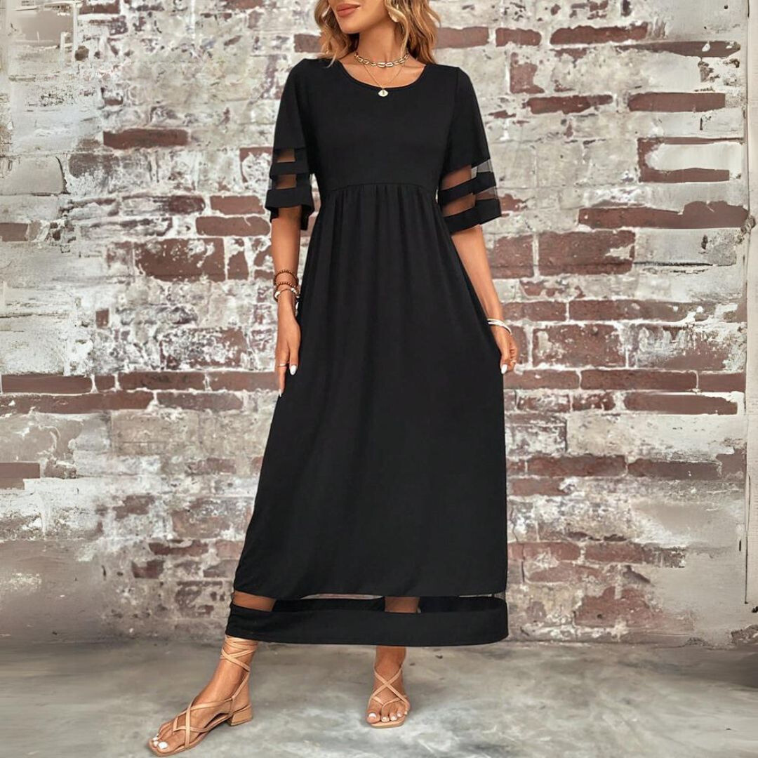 Amandine – Robe stylée avec effet masquant le ventre