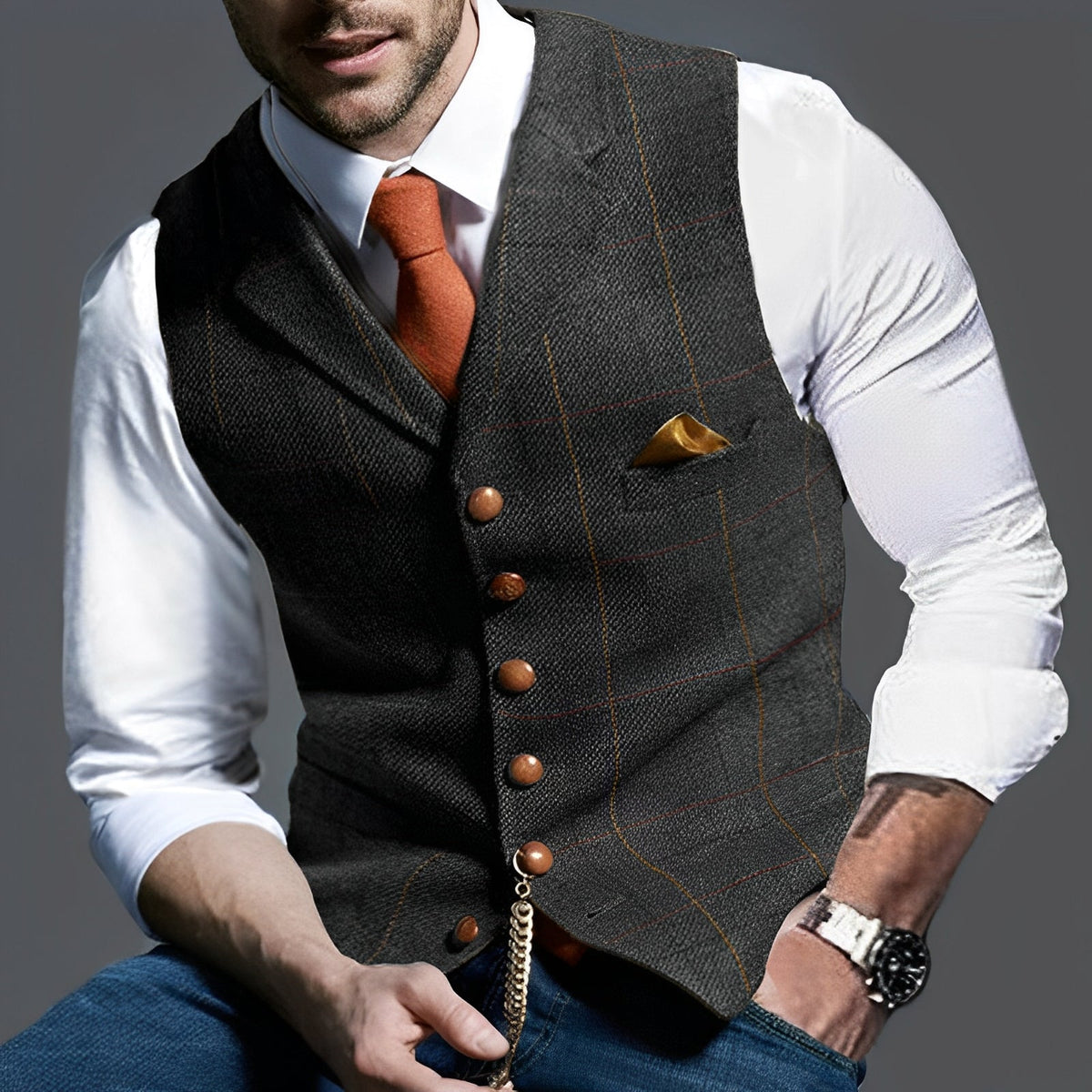 Jasper – Veste Vintage pour Hommes