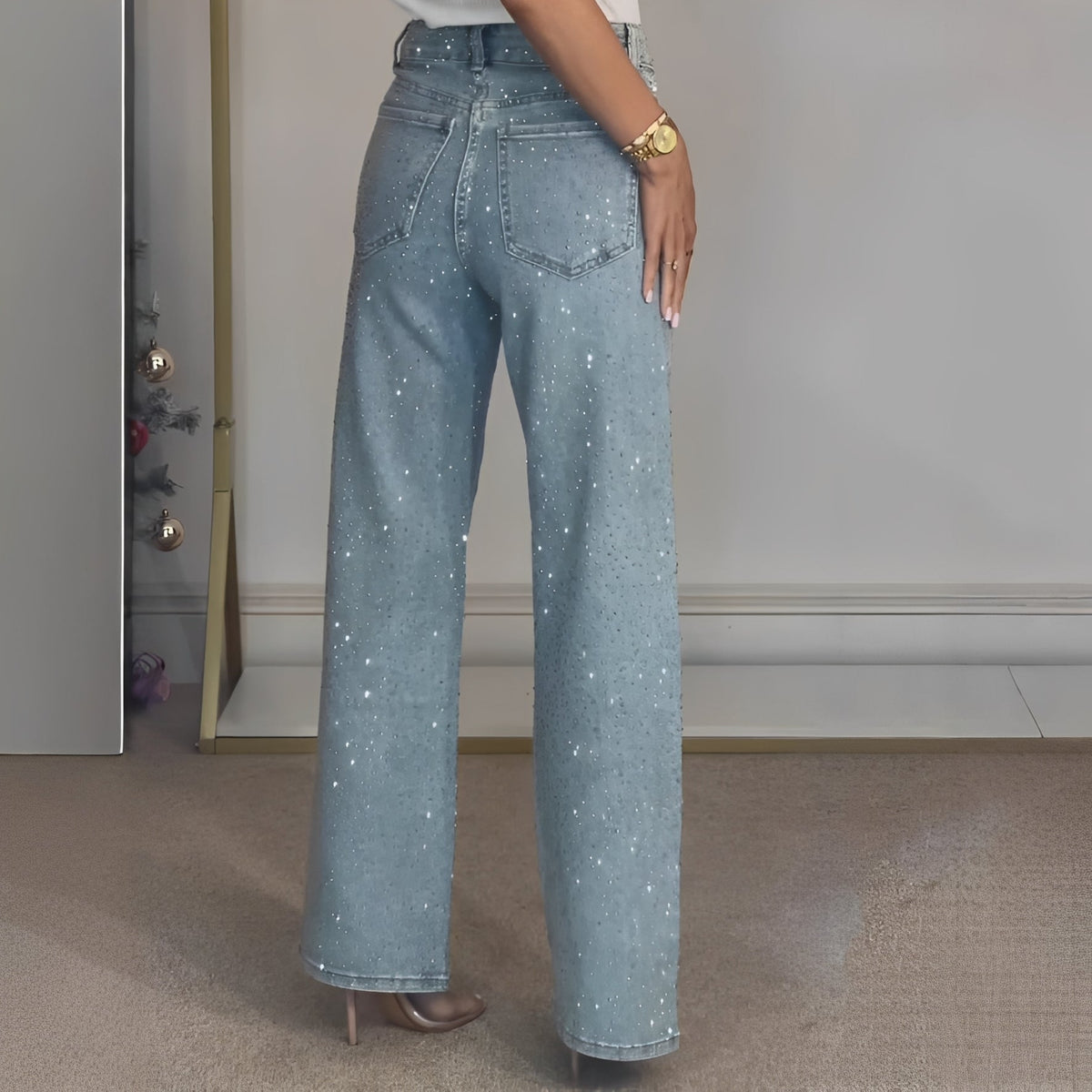 Sandra - Pantalon chic à jambes larges