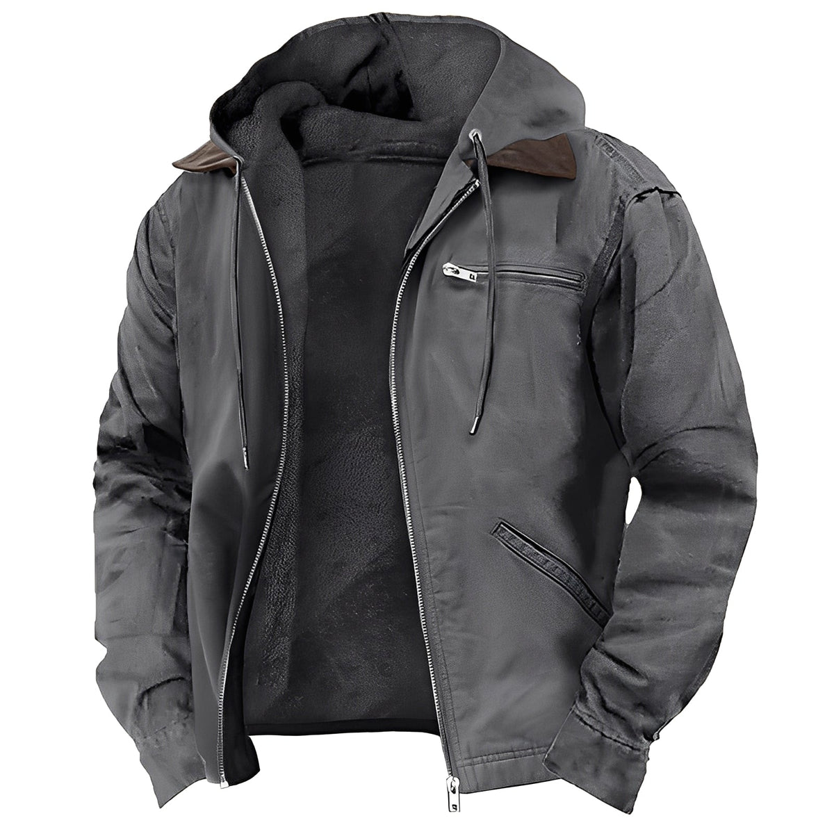 Adrian - Veste chaude d'extérieur avec capuche pour hommes