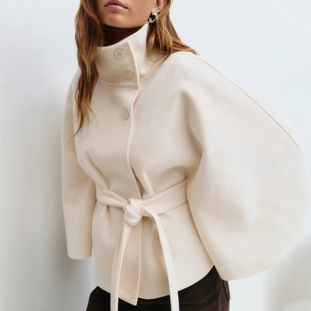Loraine - Veste stylée à coupe fluide avec ceinture pour femmes