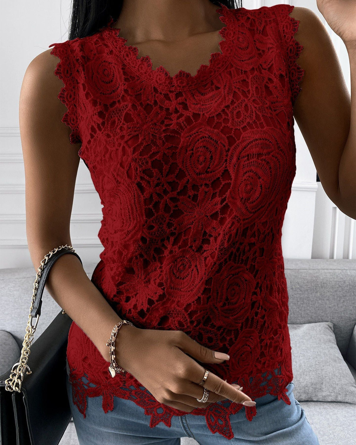 Hennie - Débardeur chic sans manches pour femmes