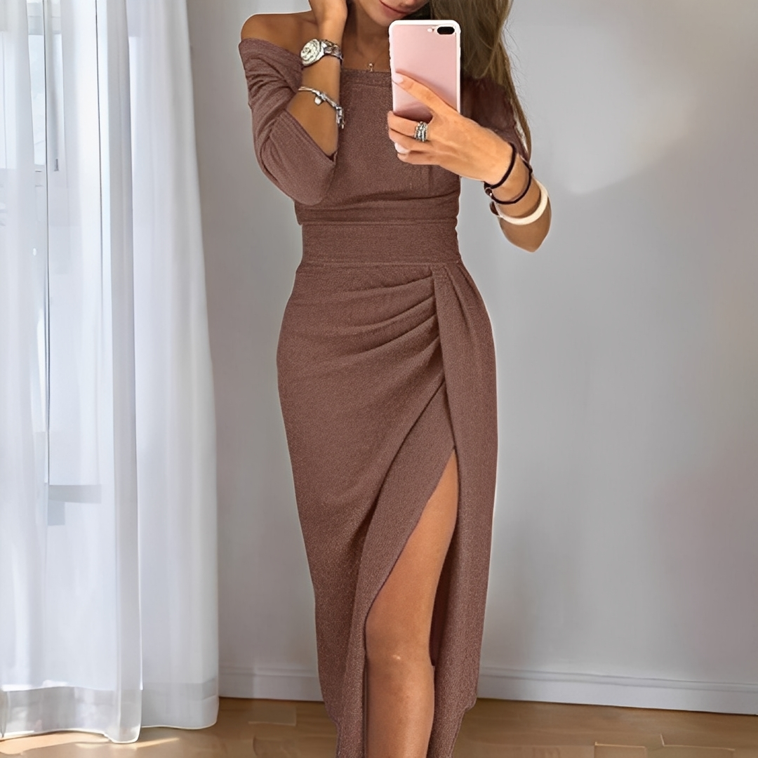 Babette - Robe chic avec fente pour femmes