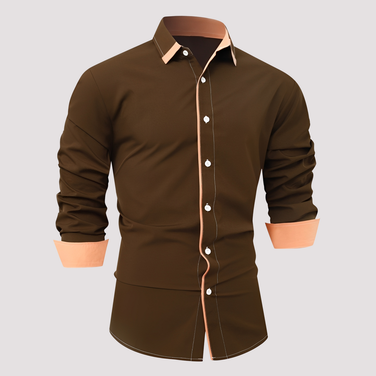 Samuel - Surchemise élégante à manches longues pour hommes