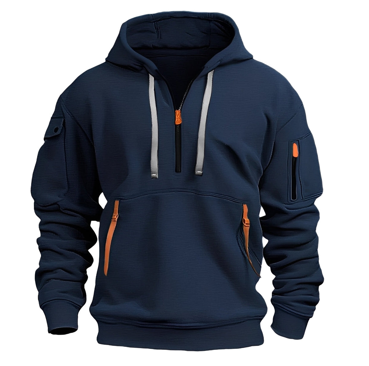 Burton - Hoodie décontracté avec demi-fermeture éclair pour hommes