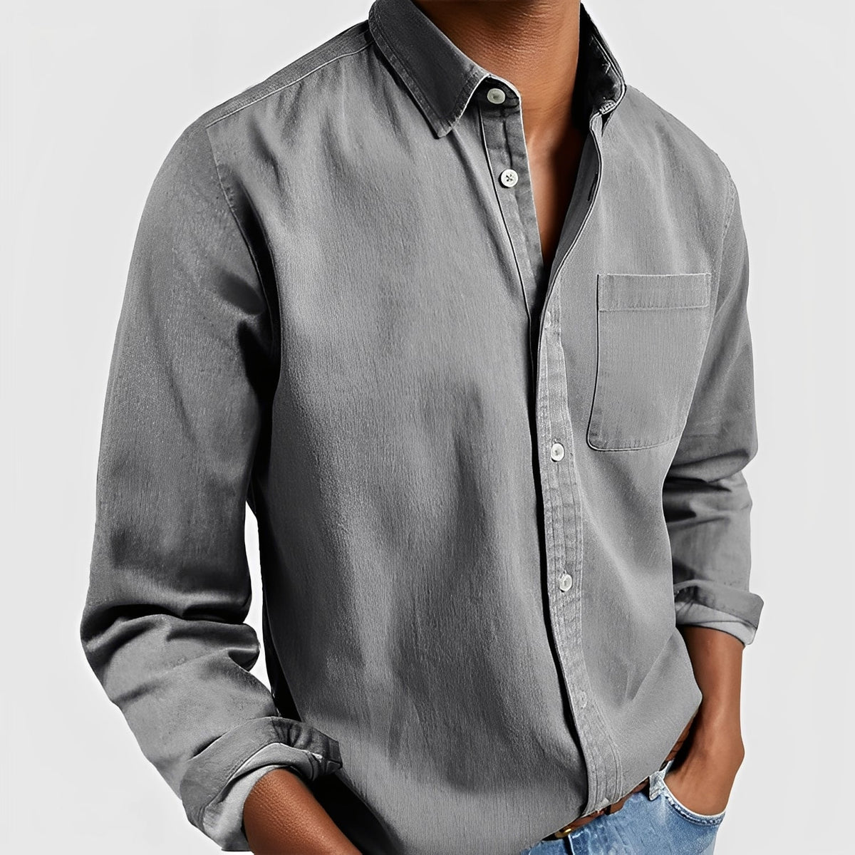 Dillan - Chemise Classique avec Boutons pour Hommes